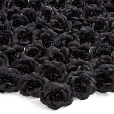 artificial black flowers